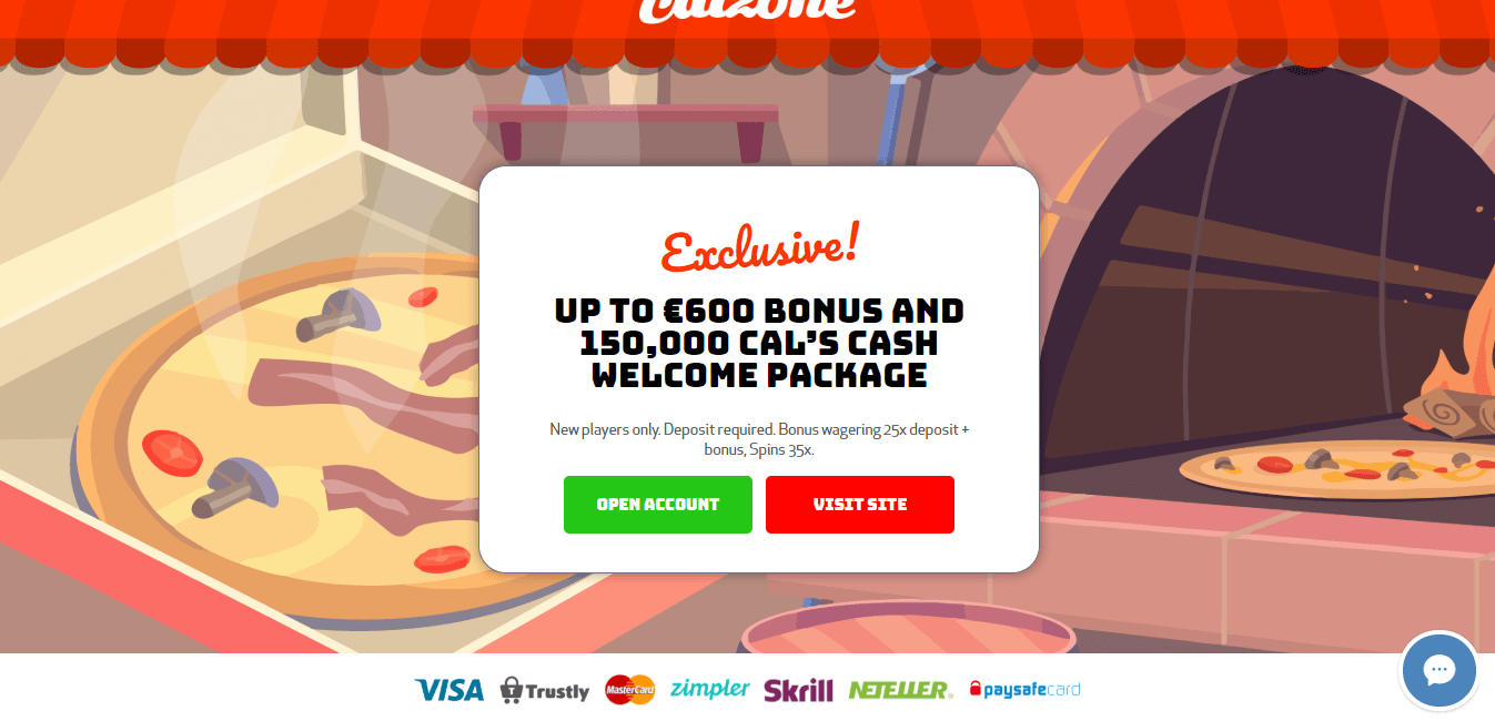 Casino Calzone 2nd Deposit Bonus