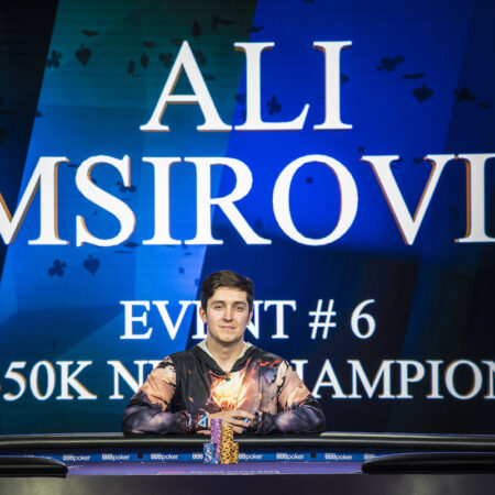 Ali Imsirovic won the second Cup of the PokerGO Cup and the eighth since the beginning of the year